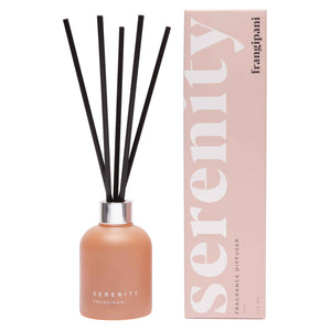 Serentiy Coloured Frost Range 150ml Diffuser-Frangipani