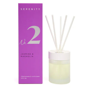 Serenity Signature range  200ml diffuser -No 2 Jasmine Magnolia