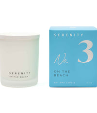 Serenity On The Beach 10oz glass candle - no3